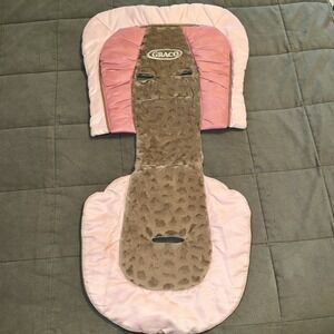Graco SnugRide Car Seat Pink Brown Insert Support Pad Daphne